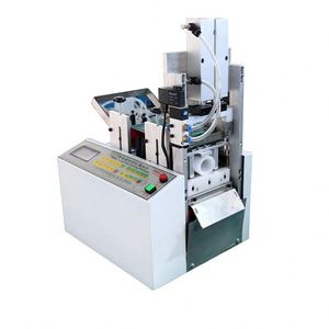 Machine de découpe pneumatique automatique à froid et à chaud pour sangles en nylon et ceintures élastiques – Machine de découpe verticale robuste à chaud - Product Image 1