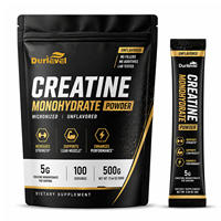 Poudre de créatine monohydrate avec formule personnalisée, service complet, échantillonnage rapide