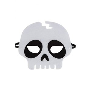 Maschera in feltro a forma di teschio per bambini - Product Image 1