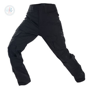 남성용 내구성 통기성 방수 다중 포켓 카모 전술 카고 팬츠 무릎 패드 포함 작업복 야외 사냥 패턴 - Product Image 4