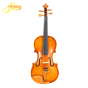 Violín de estudiante con arco de madera maciza cara de abeto parte posterior de arce/lado 4 cuerdas arcos de azufaifo modelo - Product Image 2