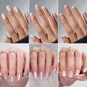 Etiqueta privada Gel suave Stick <span class=keywords><strong>Uñas</strong></span> postizas falsas Venta al por mayor Cuadrado medio Hecho a mano Acrílico Rojo Punta francesa Prensa <span class=keywords><strong>de</strong></span> <span class=keywords><strong>Navidad</strong></span> en las <span class=keywords><strong>uñas</strong></span> - Product Image 4