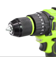 Perceuse électrique portable 21V, mandrin sans clé 10 mm, moteur sans balais, vitesse variable pour la construction et les réparations domestiques