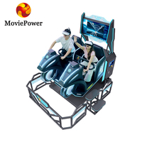 Simulateur de montagnes russes en réalité virtuelle VR Factory, équipement de jeu d'arcade de cinéma 9D à mouvement, simulateur de vol, métal, pour écoles