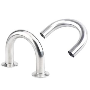 كوع أنبوب ستانلس ستيل مخصص 3 بوصة، درجة غذائية، SS304 SS316، بزاوية 180 درجة على شكل حرف U، أنبوب ستانلس ستيل للعودة - Product Image 1