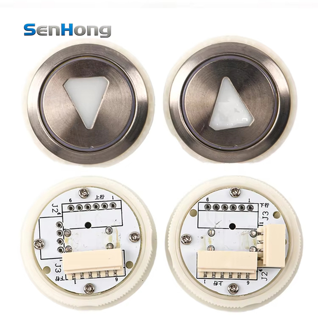 Elevator Round Button AN181G01/AN180 for TKE Giant KONE CANNY Push Panel Parts Contemporary Design