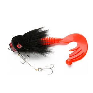 Leurre <span class=keywords><strong>de</strong></span> pêche JOHNCOO Big Miuras, hameçons, appât souple, matériau en poils <span class=keywords><strong>de</strong></span> cerf, 22 cm, 85 g, leurre <span class=keywords><strong>de</strong></span> pêche en <span class=keywords><strong>mer</strong></span> - Product Image 1