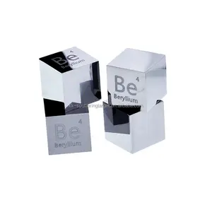 99.9% Beryllium Cube 10mm High Density Engraving Be Beryllium Cubes For Collection