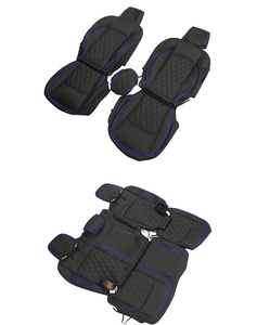 Fundas de Asiento de Coche GANE de Diseño de Lujo, Cuero de Alta Calidad con Flores de Diamantes, Juego Completo para Jeep Wrangler Cherokee Renegade Guide 1997-2026 - Product Image 1