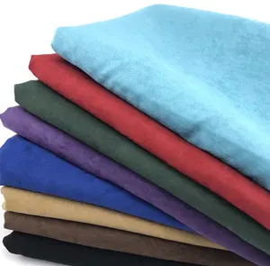 Chất lượng cao dệt kim sợi dọc vải Stretch vải da lộn cho quần áo