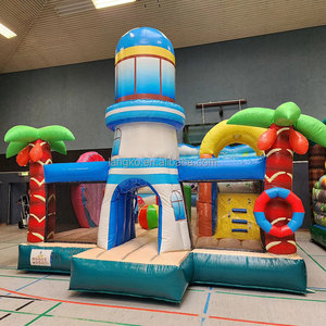 Vente flash : Combo phare gonflable avec toboggan, toboggan gonflable, jouets gonflables, trampoline gonflable - Product Image 1