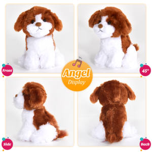 Özelleştirilmiş <span class=keywords><strong>Shih</strong></span> <span class=keywords><strong>Tzu</strong></span> köpek peluş oyuncak aydınlık yumuşak doldurulmuş hayvan sevimli Husky köpek peluş yastık Light Up yavru oyuncak hediyeler çocuklar için - Product Image 2