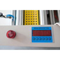 Laminateur automatique Fm-390E pour formats de papier A4-A6, simple face, film Bopp chaud, avec chauffage à l'huile, pour le bureau ou la maison