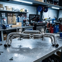 Système Catback Ss304 pour tuyau d'échappement Audi R8 V8/v10 4.2L/5.2L avec soupapes