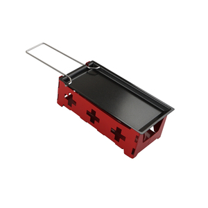 Ensemble de <span class=keywords><strong>raclette</strong></span> à fromage pour grillades Grille antiadhésive Mini planche à fromage BBQ Four au four Fer à repasser Plateau de fondoir à fromage suisse - Product Image 3