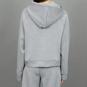 Vêtements de sport pour femmes sur mesure Tenue décontractée d'été Pantalon en molleton à jambes larges en coton mélangé plissé - Product Image 4