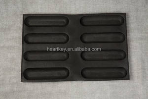 8 Cavity <b>Silicone</b> Material Fiberglass Reinforced Silform Perforated Sub Roll <b>Baking</b> <b>Mat</b> - Product Image 3