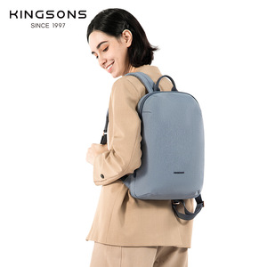 Kingsons Women's <b>Backpack</b> Lightweight Waterproof Laptop Bag <b>With</b> Interior <b>Compartment</b> For Everyday Use - Product Image 2