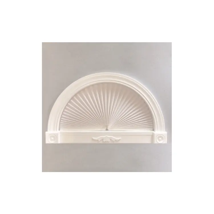 1PC MOQ Arch blinds Light Filtering Fabric Shade DIY trim to size arch curtain arch window coverings