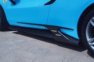 Recién llegado, faldones laterales de parachoques delantero de carbono seco, difusor trasero, Spoier para Ferrari 296GTB <span class=keywords><strong>Ba</strong></span> A Style Bodykit - Product Image 3