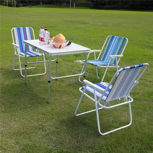Wholesale Portable Lightweight <b>Foldable</b> Camping <b>Table</b> Chairs 300 Lbs Capacity for <b>Outdoor</b> Events Commercial Rentals-Professional - Product Image 1