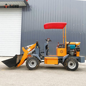 Kustom kecil listrik Mini Front End <span class=keywords><strong>Loader</strong></span> empat roda penggerak <span class=keywords><strong>650</strong></span> kg 700 Kg Mini selip Steer <span class=keywords><strong>Loader</strong></span> - Product Image 3