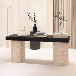 <span class=keywords><strong>Table</strong></span> d'exposition îlot moderne à panneaux de forme spéciale <span class=keywords><strong>avec</strong></span> rangement et plateau de vanité pour magasins de vêtements féminins, centres commerciaux et hôtels - Product Image 2
