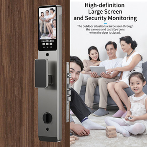DF14XF Wishome APP Elektronik Dijital Kilit 3D Yüz Tanıma Parmak İzi Akıllı Kapı Kilidi Kamera Alüminyum Kapı Bulut için - Product Image 3