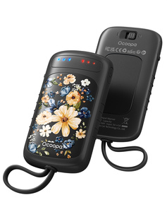 2025 Trending Flower Printing Hand Warmers <strong>Heat</strong> Packs <strong>Usb</strong> Rechargeable Hand Warmer - Product Image 1