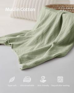 Cubierta de Muselina de Algodón Ligera y Ventilada para Lactancia, Multiusos, para Cochecito - Product Image 5