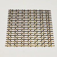 Décoration de plafond en treillis métallique tissé en acier inoxydable - Treillis métallique personnalisable