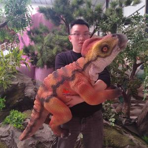 Pequeño Animatronic Dinosaurios Marioneta de Mano Raptor Baby <span class=keywords><strong>Dino</strong></span> - Product Image 4