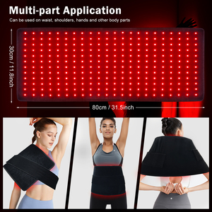 Ceinture de luminothérapie infrarouge rouge sans fil à 360°, alimentée par prise secteur, pour soulager les douleurs corporelles, le dos, les épaules, les <span class=keywords><strong>genoux</strong></span>, les articulations, les <span class=keywords><strong>pieds</strong></span> - Product Image 5