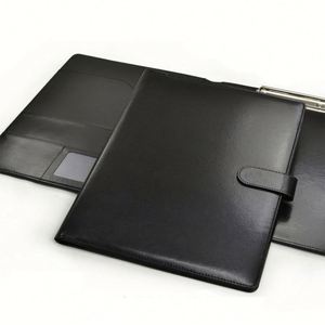 A4 PU Leather Binder Notebook Pocket File Business Organizer Durable A4 PE Conference <b>Folder</b> <b>for</b> School <b>Document</b> Storage - Product Image 5