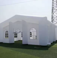 Château Gonflable Commercial Populaire pour Restaurants Extérieurs, Bars Gonflables Créatifs, Scènes de Fête, Matériau Oxford, Capacité 6 Personnes, DORÉ