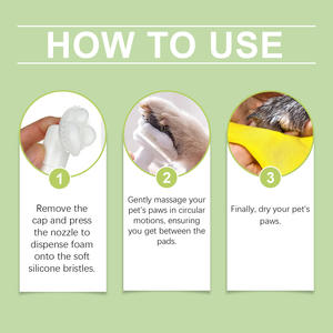 Limpiador Orgánico <span class=keywords><strong>para</strong></span> Patas de Mascotas 100ml, Extracto Herbal, Aceite de Coco, Limpieza Rápida, Refresca las Patas, Venta Directa de Fábrica, OEM - Product Image 5
