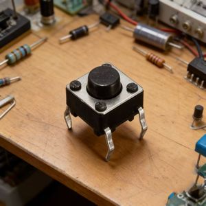 <span class=keywords><strong>Micro</strong></span>-interrupteur tactile momentané <span class=keywords><strong>6x6x5</strong></span> mm de haute qualité SPST pour appareils électroménagers IP55 250V 0.05A <span class=keywords><strong>Micro</strong></span>/Mini PCB - Product Image 5