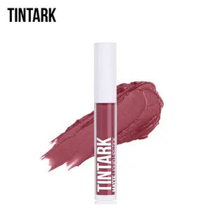 Низкий минимальный заказ TINTARK, трендовая многофункциональная матовая кремовая помада, бархатный сильный водостойкий макияж, тинт для губ, щеки и губы