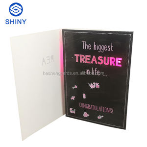 Biglietto d'Invito di <span class=keywords><strong>Compleanno</strong></span> Artigianale Lucido a Tema Musicale con <span class=keywords><strong>Angelo</strong></span> e Croce, Stampa a Trasferimento Termico su Carta, Dimensioni Personalizzabili - Product Image 2