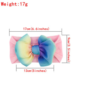 Cute Elastic <strong>Baby</strong> Bow <strong>Headband</strong> Soft Colorful Fabric <strong>Headband</strong> Sweet Floral <strong>Print</strong> <strong>Headbands</strong> for <strong>Babies</strong> - Product Image 6