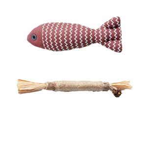 Mint <span class=keywords><strong>Fish</strong></span> Cat Toy Self-Hi Relleno Resistente a los arañazos Resistente a mordeduras Lino <span class=keywords><strong>Fish</strong></span> Stick Ecológico Explosivo Simulación Mascota - Product Image 5