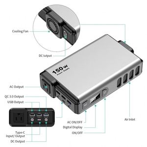 12V 110v220V 150W <b>Mobile</b> Phone Outdoor <b>Mobile</b> Battery Pack Supply Lithium Portable Power Station - Product Image 1