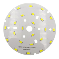 Cartes de circuits imprimés LED rondes personnalisables FR-4 12W 15W 18W SMD5730 pour ampoules, électronique intelligente