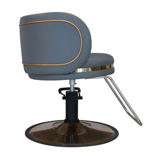 Fauteuil de Barbier Inclinable Doré Réglable RUNHU LF78907 – Vente Directe Usine, Durable, Moderne, en Fer et Cuir PU, Design Contemporain - Product Image 3