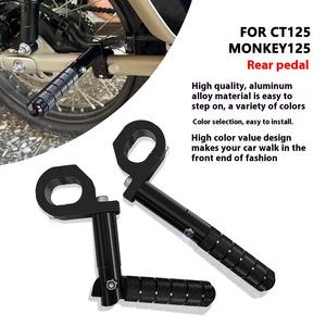 อุปกรณ์เสริมสำหรับ <span class=keywords><strong>Honda</strong></span> Monkey <span class=keywords><strong>125</strong></span> <span class=keywords><strong>CT</strong></span> <span class=keywords><strong>125</strong></span> 2020-2023เหล็กคันเกียร์และระบบที่พักเท้าผู้โดยสารด้านหลังสำหรับรถจักรยานยนต์ - Product Image 3
