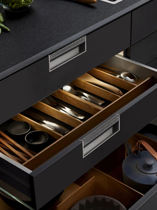 Luxury Recessed Leather Hidden Pull Handles Inset Slot Leather Grips for Wardrobe Cabinet <strong>Doors</strong> &amp; Drawers - Product Image 5