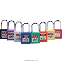 OEM 38mm Acier Nylon Manille ABS Plastique Corps Coffre-fort Serrure avec Clé Principale Cadenas de Sécurité