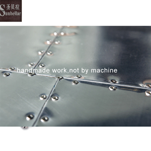 <span class=keywords><strong>Scrivania</strong></span> ad ala da aviatore su misura in vendita mobili da aviazione a soppalco in alluminio lucidato a mano in alluminio lucidato a mano - Product Image 2