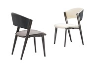 Silla de Comedor Personalizada, Color Estable, Duradera, Tapizada, con Respaldo de Mimbre, Asiento de Cuero, Muebles Modernos para el Hogar y Hoteles