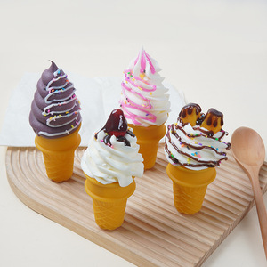 Drop shipping of realistic dessert and ice <b>cream</b> models, ice <b>cream</b> shop <b>window</b> display props, and realistic fruit cones. - Product Image 3